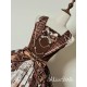 Alice Girl Bear Chocolate Salopette and JSK(1st Pre-Order/Full Payment Without Shipping)